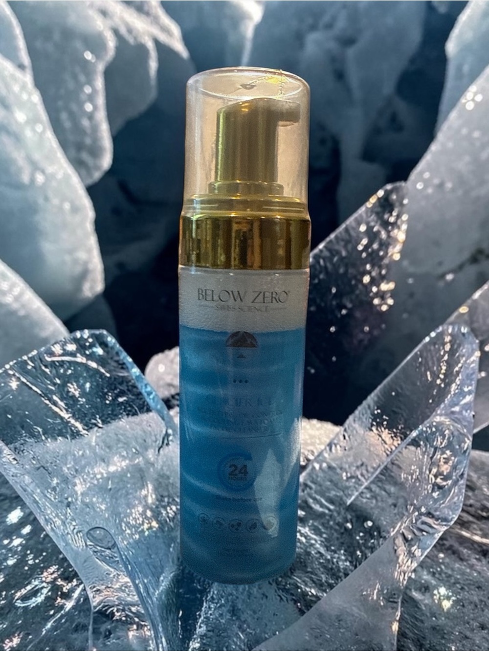 Below Zero Glacier Ice Age Defying Lava Foam cleanser